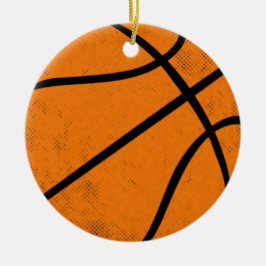 Adorno De Cerámica Aro clásico de baloncesto universitario estilo día