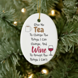 Adorno De Cerámica Aroma De Cerámica De Té Y Vino