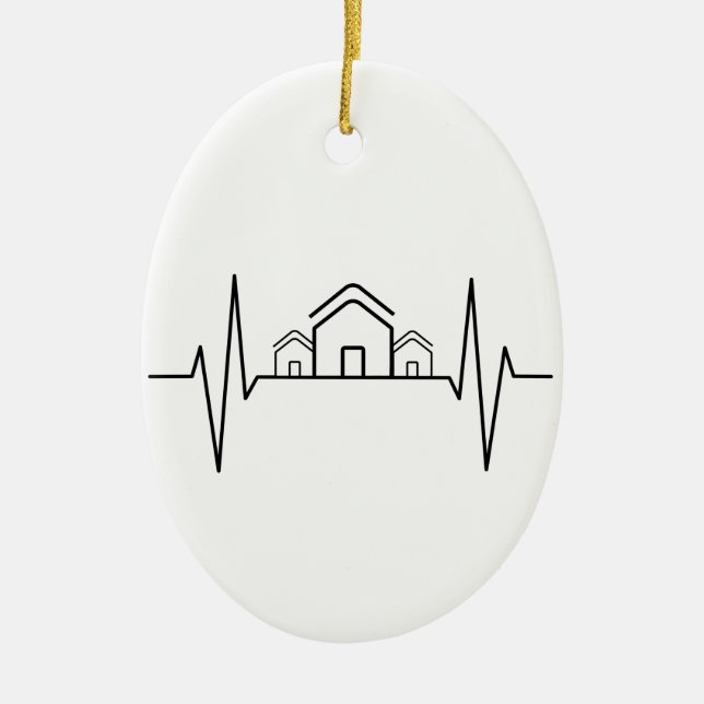 Adorno De Cerámica Arquitecto - Arquitecto Casas de latido (Frente)