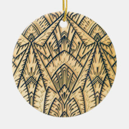 Adorno De Cerámica Arquitecto de Geo del art déco