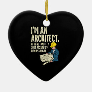 Adorno De Cerámica Arquitecto - Soy arquitecto