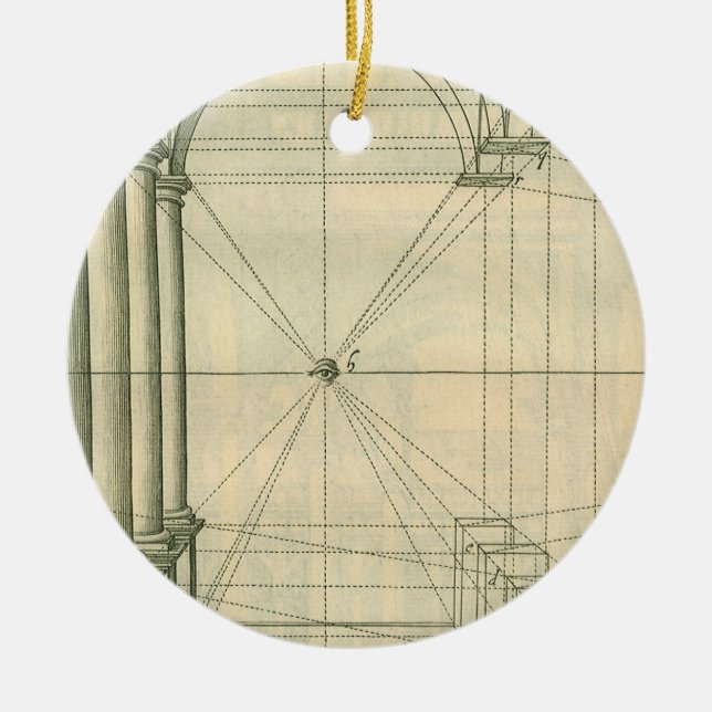 Adorno De Cerámica Arquitectura de época, perspectiva de columnas de  (Frente)