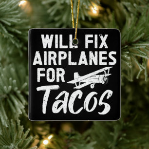Adorno De Cerámica Arreglarán Aviones Para Tacos