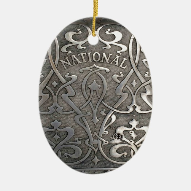 Adorno De Cerámica Art Nouveau,estilo jugen,Noruega,aalesl (Frente)
