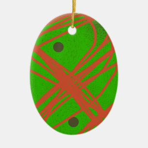Adorno De Cerámica arte abstracto de Greennery