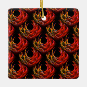 Adorno De Cerámica Arte abstracto moderno boho elegante patrón #503