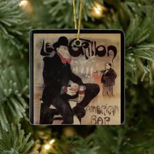 Adorno De Cerámica Arte Antiguo Nouveau Le Grillon, Hombre Bebiendo C