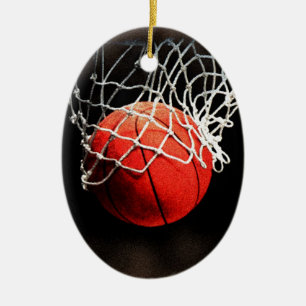 Adorno De Cerámica Arte de baloncesto