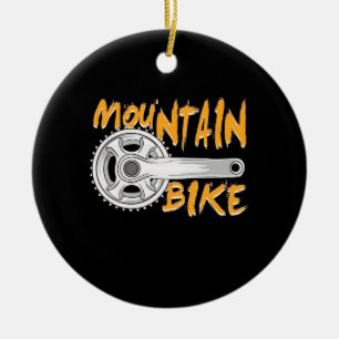 Adorno De Cerámica Arte de la bicicleta de montaña
