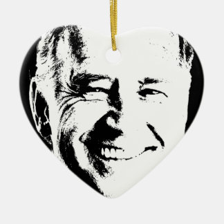 ADORNO DE CERÁMICA ARTE DE LA TINTA DE SELLO DE JOE BIDEN