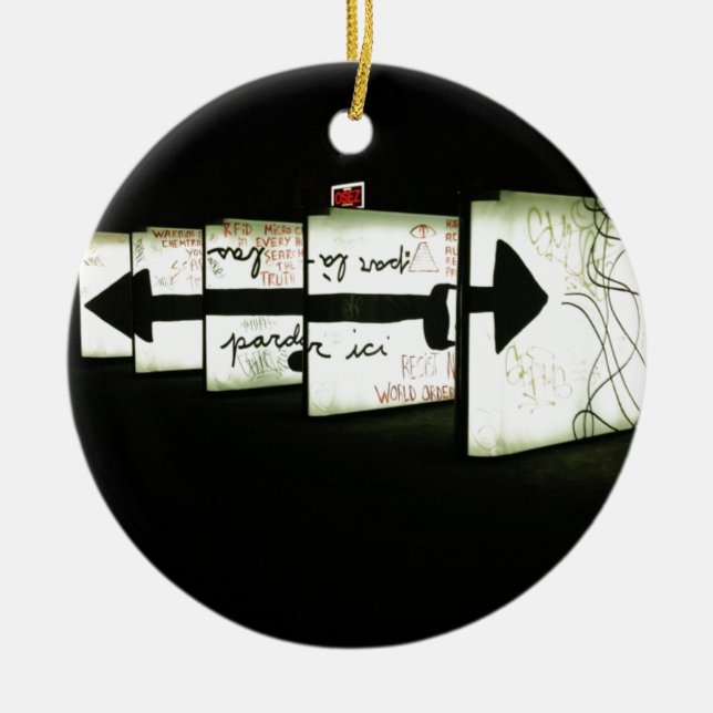 Adorno De Cerámica Arte de Montreal (Frente)