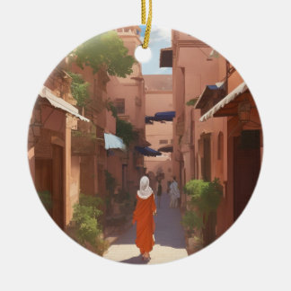 Adorno De Cerámica Arte de pintura marrakech