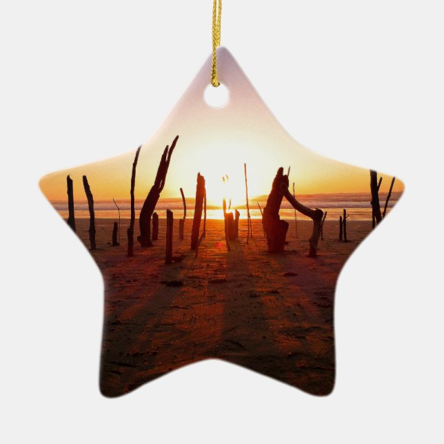 Adorno De Cerámica Arte de playa (Frente)