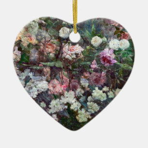Adorno De Cerámica Arte de Rosas del Día de la Madre