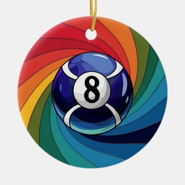 Adorno De Cerámica Arte de vidrio manchado, estilo de vidrio manchado (Frente)