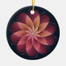 Arte de Vidrio Teñido, Flor Abstracta de Vidrio Te