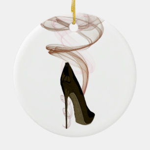 Adorno De Cerámica Arte del zapato del estilete de Smokin