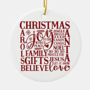 Adorno De Cerámica Arte en el metro de navidades   Diversión simple M