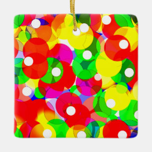 Adorno De Cerámica Arte festivo de burbuja