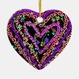 Adorno De Cerámica Arte floral el día de San Valentín