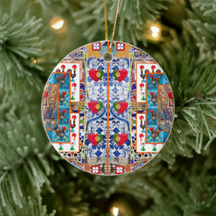 Adorno De Cerámica Arte folclórico de Portugal