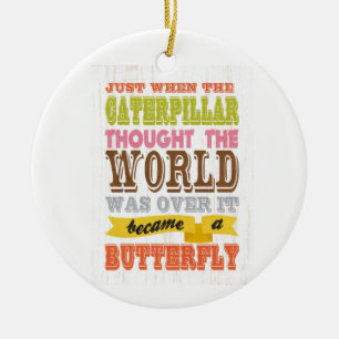 Adorno De Cerámica Arte inspirador - Caterpillar