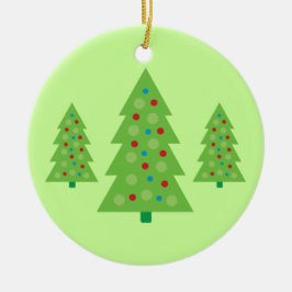 Adorno De Cerámica Arte moderno de árbol de Navidad