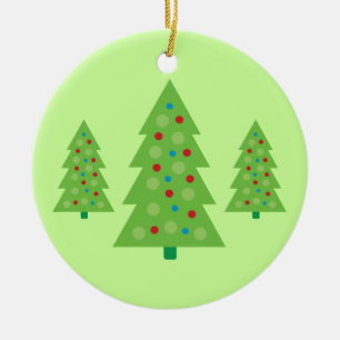 Adorno De Cerámica Arte moderno de árbol de Navidad