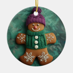 Adorno De Cerámica Arte moderno y lúdico, Navidades