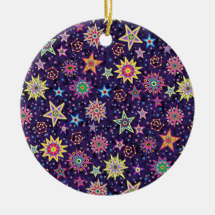 Adorno De Cerámica Arte popular cielo estrellado