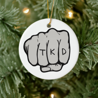 Adorno De Cerámica Artes Marciales Puño TKD