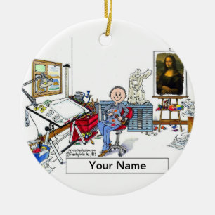 Adorno De Cerámica Artista - Hombre