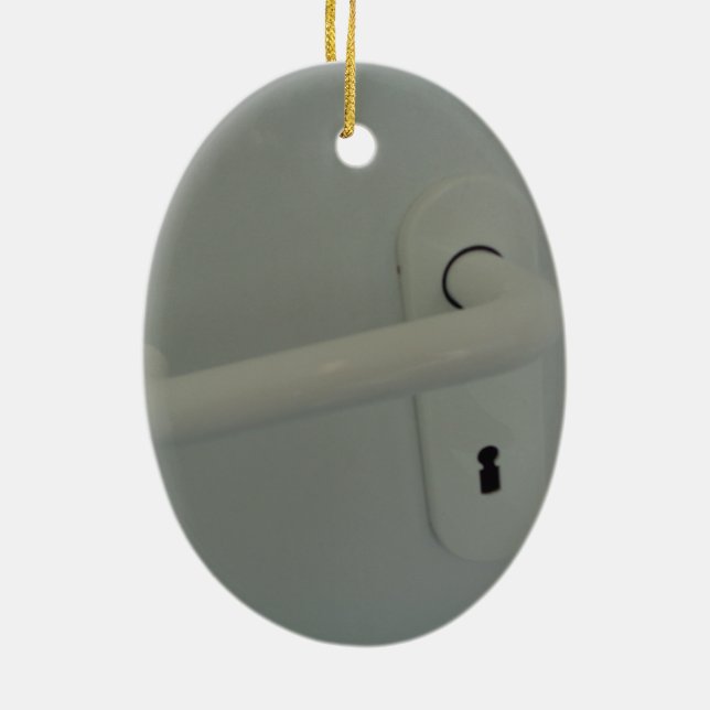 Adorno De Cerámica asa de puerta (Atrás)