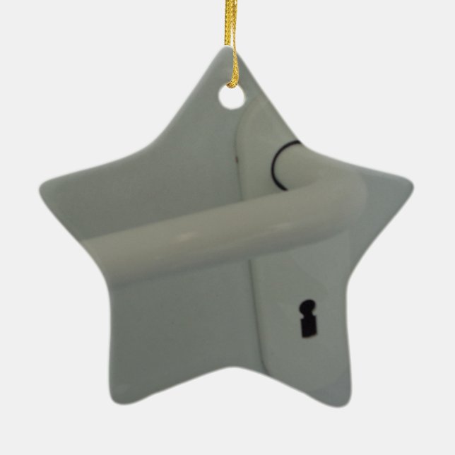 Adorno De Cerámica asa de puerta (Atrás)