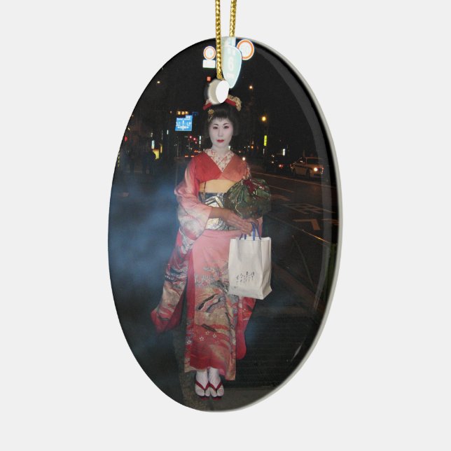 Adorno De Cerámica Asakusa Geisha Neo Tokyo (Izquierda)