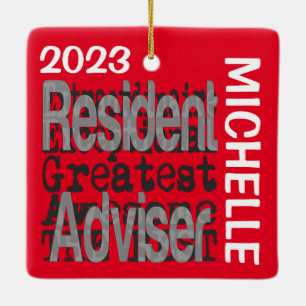 Adorno De Cerámica Asesor residente PERSONALIZADO extraordinario