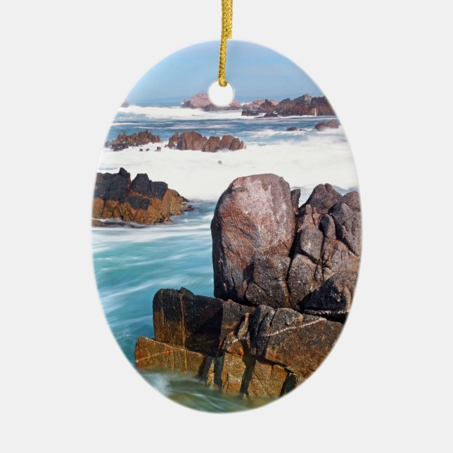 Adorno De Cerámica Asilomar Beach, Monterey, California, EE.UU. (Frente)