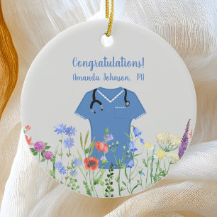 Adorno De Cerámica Asistente de Médicos de la Autoridad Palestina Per