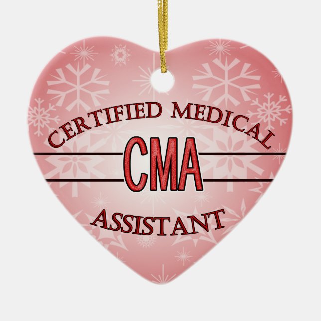 ADORNO DE CERÁMICA ASISTENTE MÉDICO CERTIFICADO DE LOGO CMA (Frente)