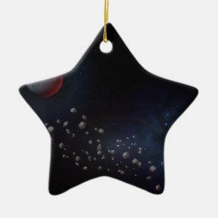 Adorno De Cerámica Asteroides y planetas del espacio exterior