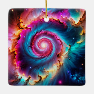 Adorno De Cerámica "Astralis" - Nebula y galaxias