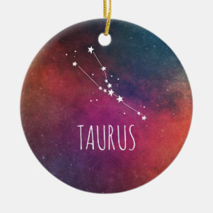 Adorno De Cerámica Astrología de Taurus