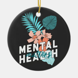 Adorno De Cerámica Asuntos de salud mental