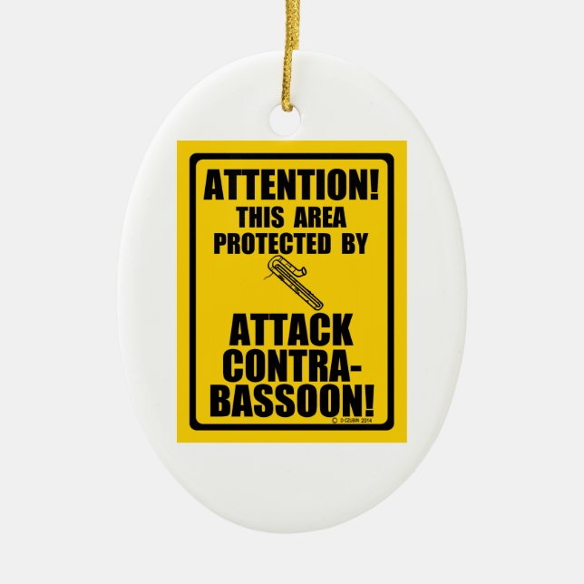 Adorno De Cerámica Atacar contra el contrabando (Frente)