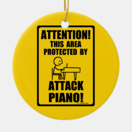 Adorno De Cerámica Atacar piano