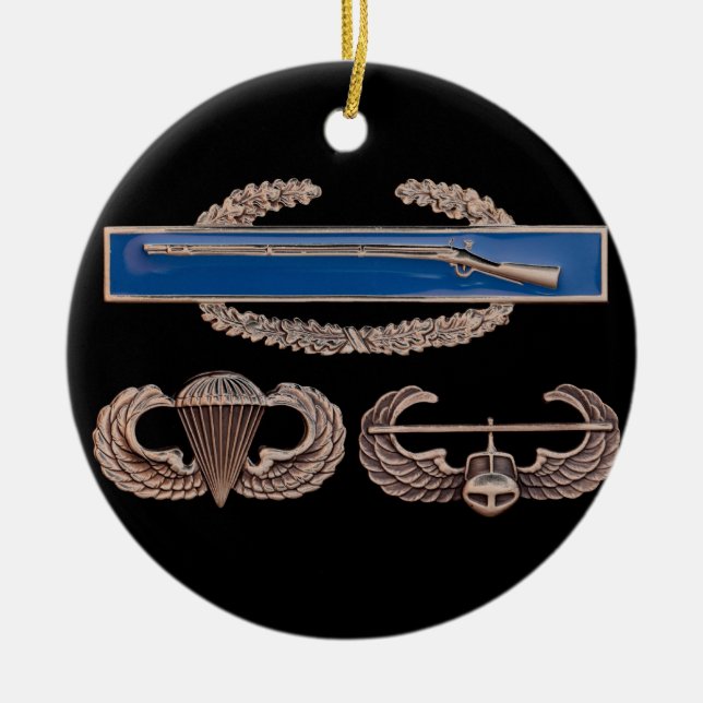 Adorno De Cerámica Ataque aéreo aerotransportado del CIB (Frente)