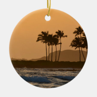 Adorno De Cerámica Atardecer en Kauai