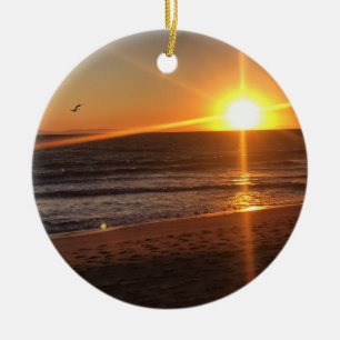 Adorno De Cerámica Atardecer en Newport Beach, California