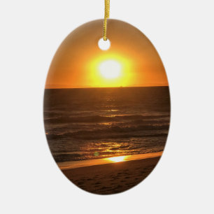 Adorno De Cerámica Atardecer en Newport Beach, California