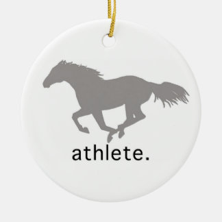 Adorno De Cerámica Atleta ecuestre